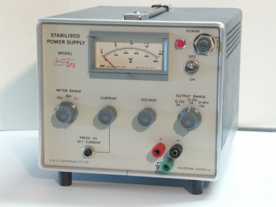 BWD 272 Power Supply from Control
              Electronics Pty Ltd