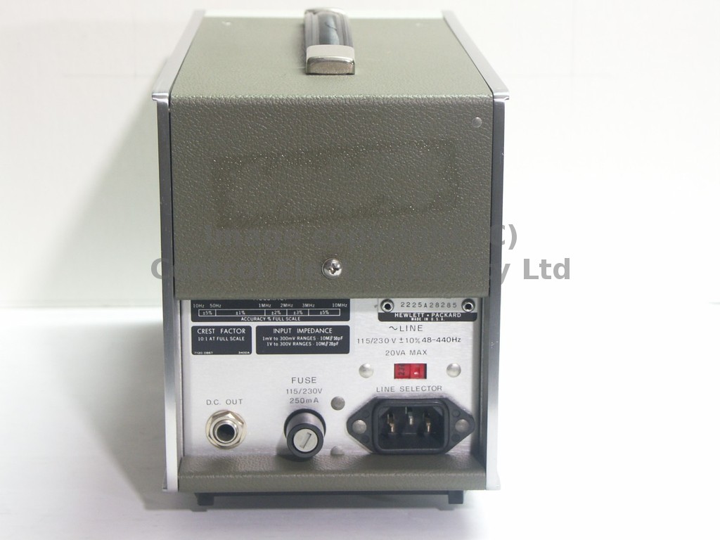 HP 3400A front