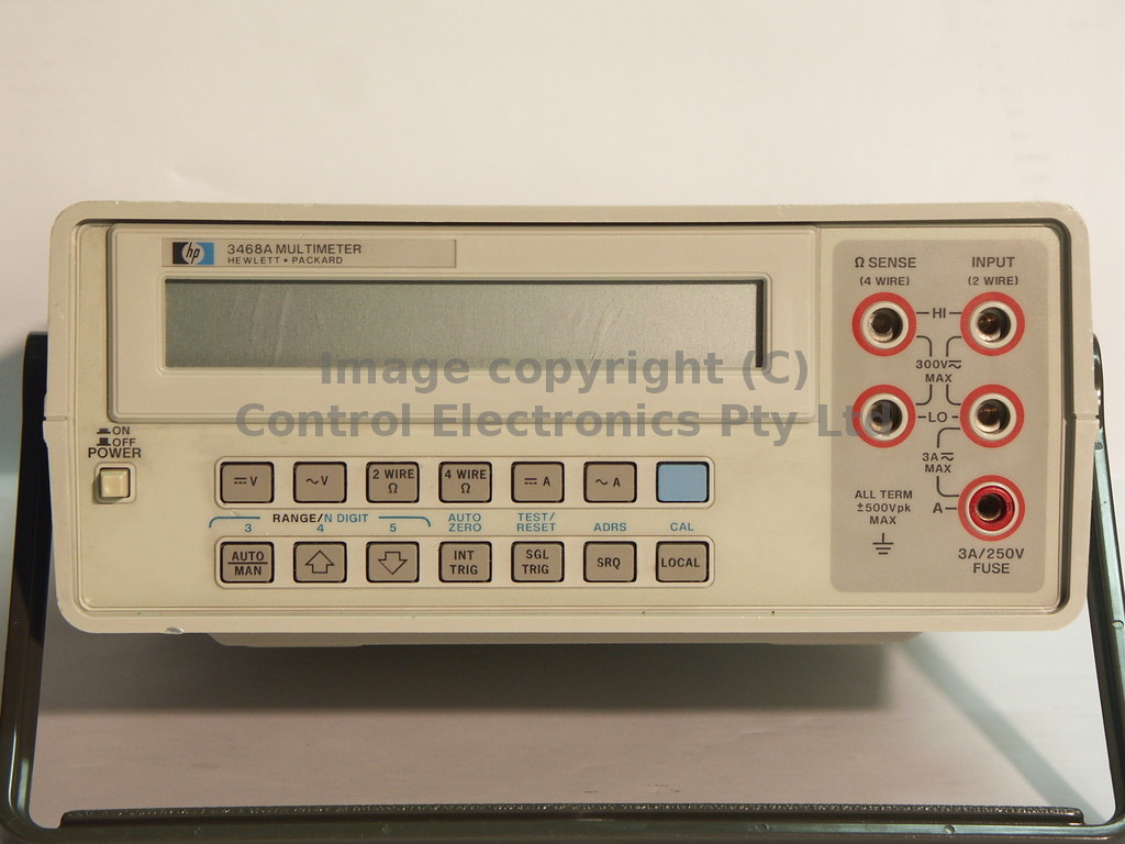 HP 3468A front