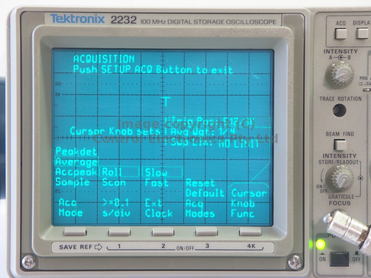 waveform display