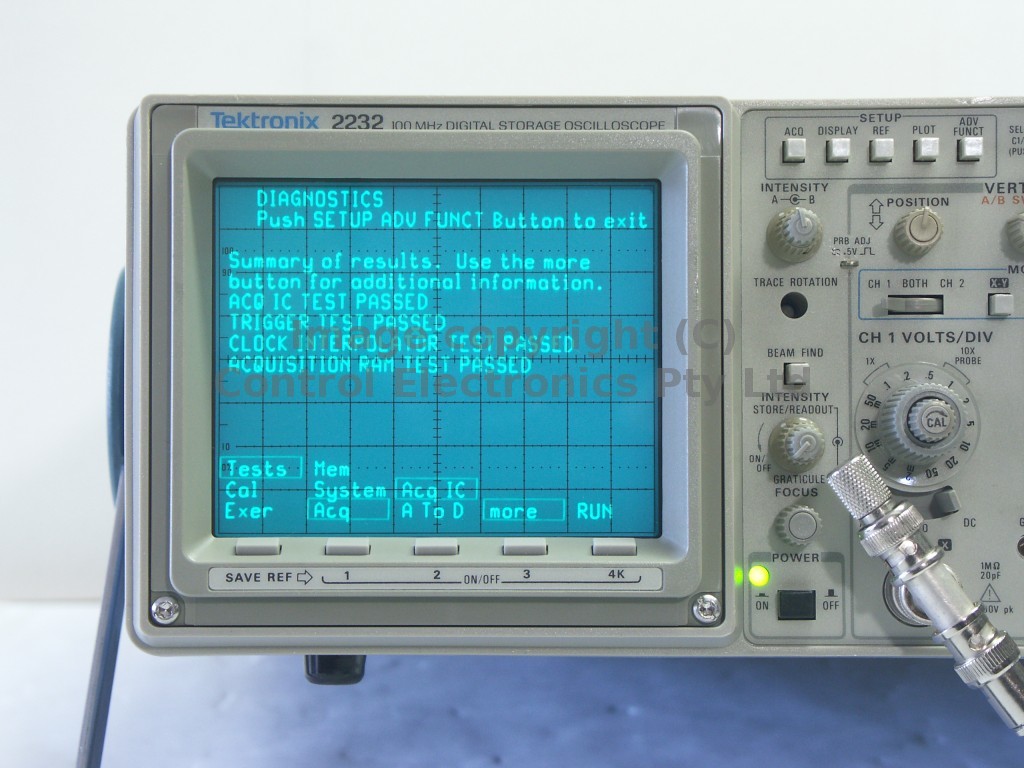 waveform display