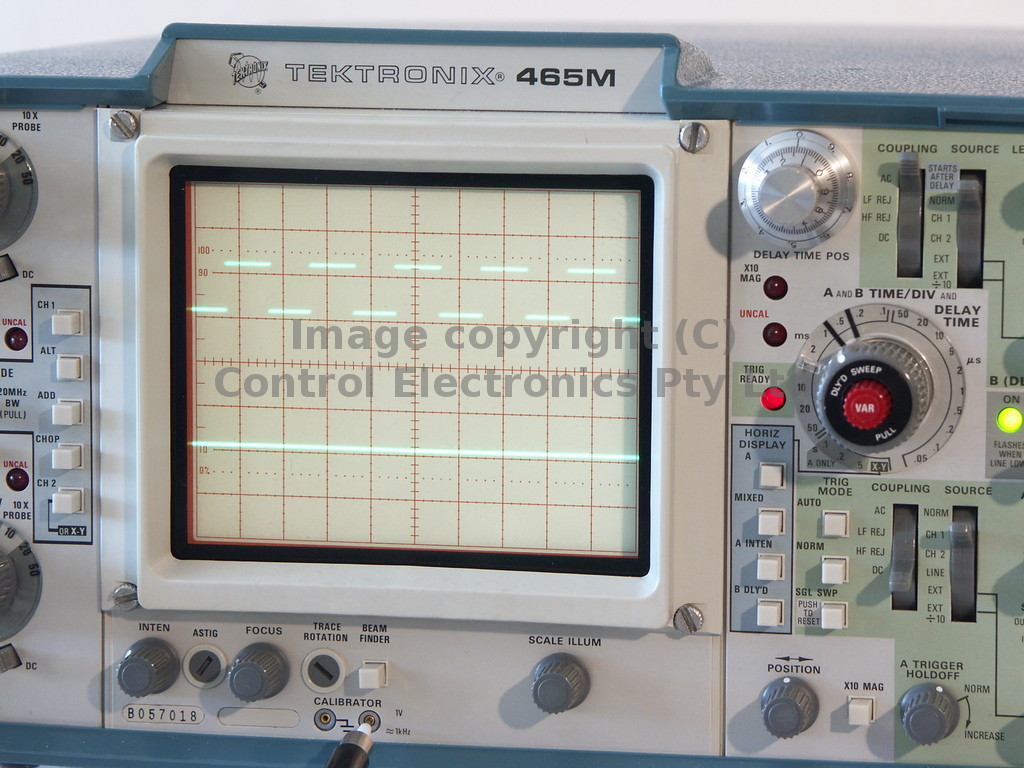 waveform display